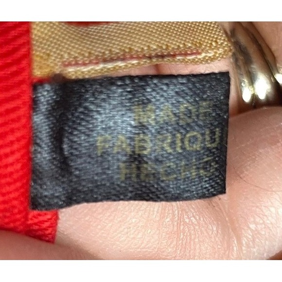 Dooney & Bourke Signature Logo Pink Denim Purse Handbag Tote Bag 10x14x3.5" - Picture 13 of 16